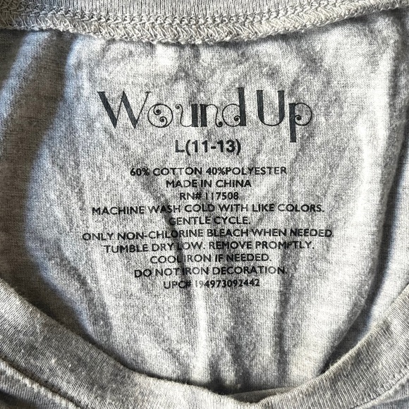 (girls) wound up • oops did i roll my eyes out loud? gray tshirt - Picture 9 of 9